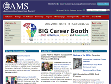 Tablet Screenshot of ams.org